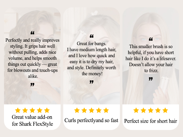 Round Brush Attachment for Shark FlexStyle