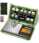 ACCT Precision Pocket Scale, 200gx0.01g Jewelry Gram Scale, Digital Food Scale with LCD Display, ...