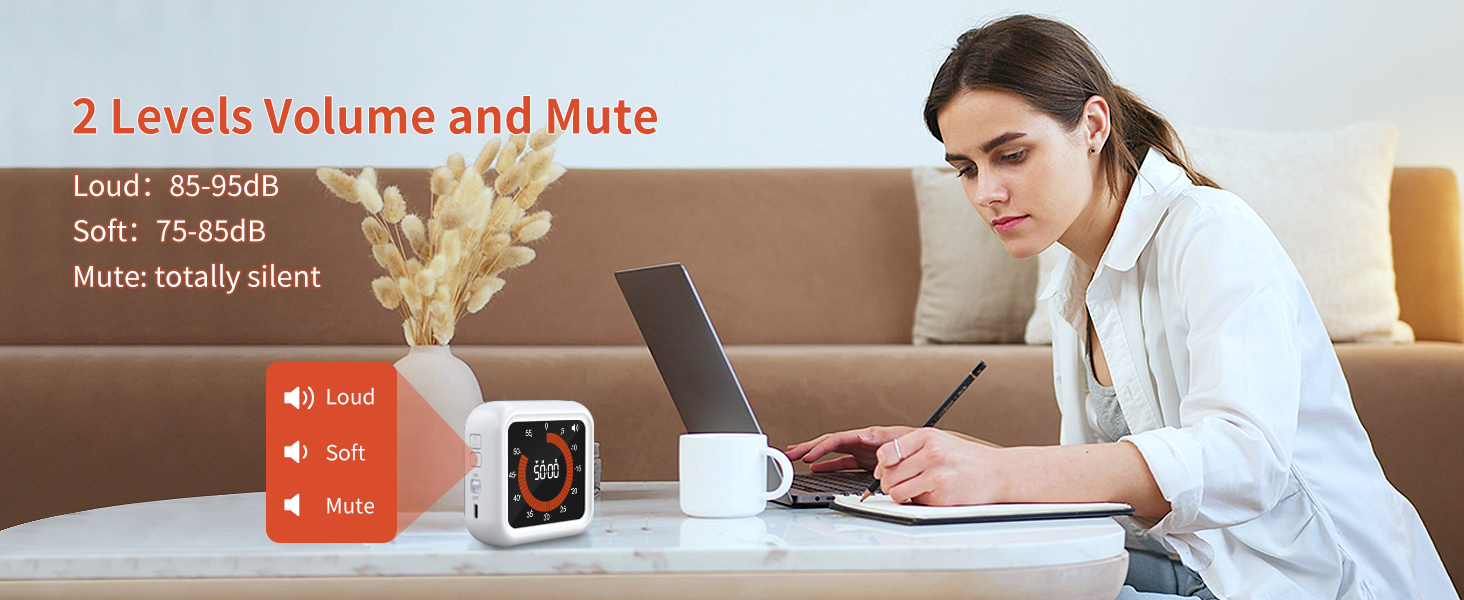 timer volume adjustable