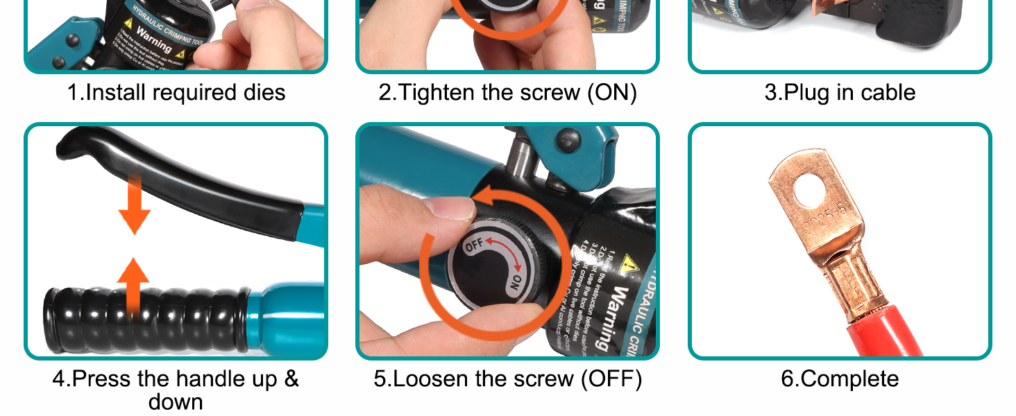 hydraulic crimping tool