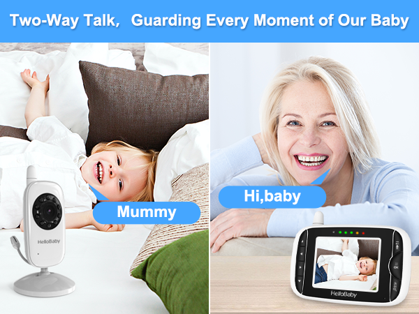 baby monitor with camera and audio