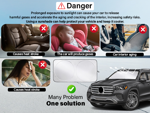 sunshade visor windshield window cover UV heat reflective privacy curtain blackout automotive