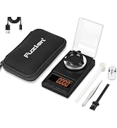 Fuzion Milligram Scale 50g x 0.001g, Mg Scale with 9-in-1 Design - Micro Scale, Powder Scale for ...