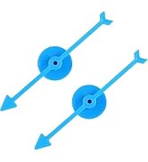 2Pcs Spinner Game Set, Plastic Arrow Board with Base, Classroom Reward System and Family Game Acc...