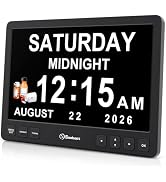 Soobest 13.5” Extra Large Digital Clock for Seniors with Day & Date Display | Dementia Clock with...