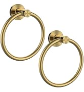 Towel Ring 2Pack, SUS304 Stainless Steel Hand Towel Holder for Bathroom Kitchen, Modern Style Tow...