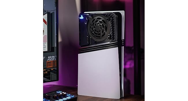 eXtremeRate 7 Colors 40 Effects RGB RAINBOW Logo LED Kit for PS5 Slim/Pro Console