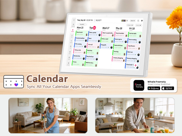 10.1" Digital Calendar