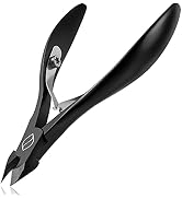 FERYES Cuticle Cutters 1/2 Jaw - Professional Stainless Steel Cuticle Clippers Nail Cuticle Remov...