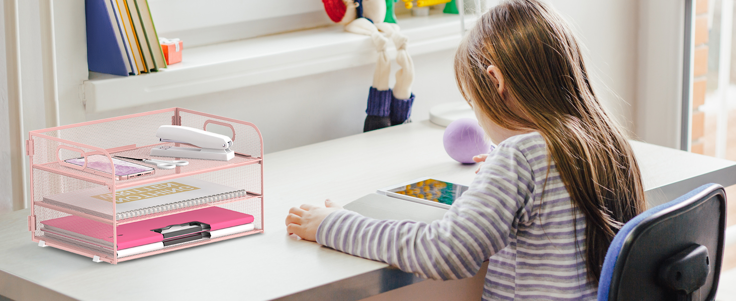 3-tier desk organizer