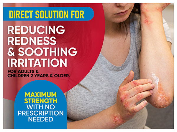 Max Strength with no prescription needed for adults and children 2 years and older