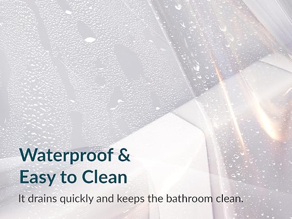 clear shower liner