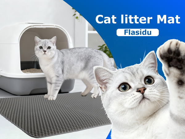 Flasidu cat litter mat