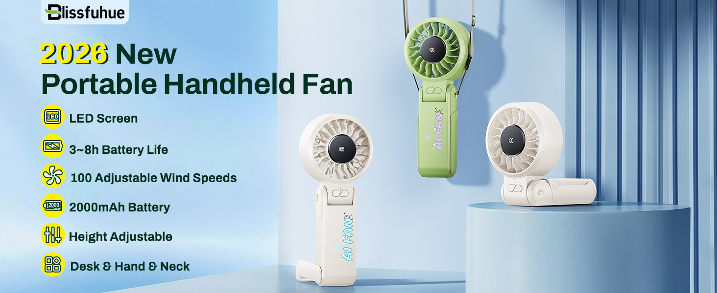 Portable handheld mini fan