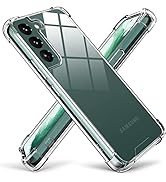 KIOMY Galaxy S22 Plus Case Crystal Clear Shockproof Bumper Protective Cover Hybrid Design [Hard P...