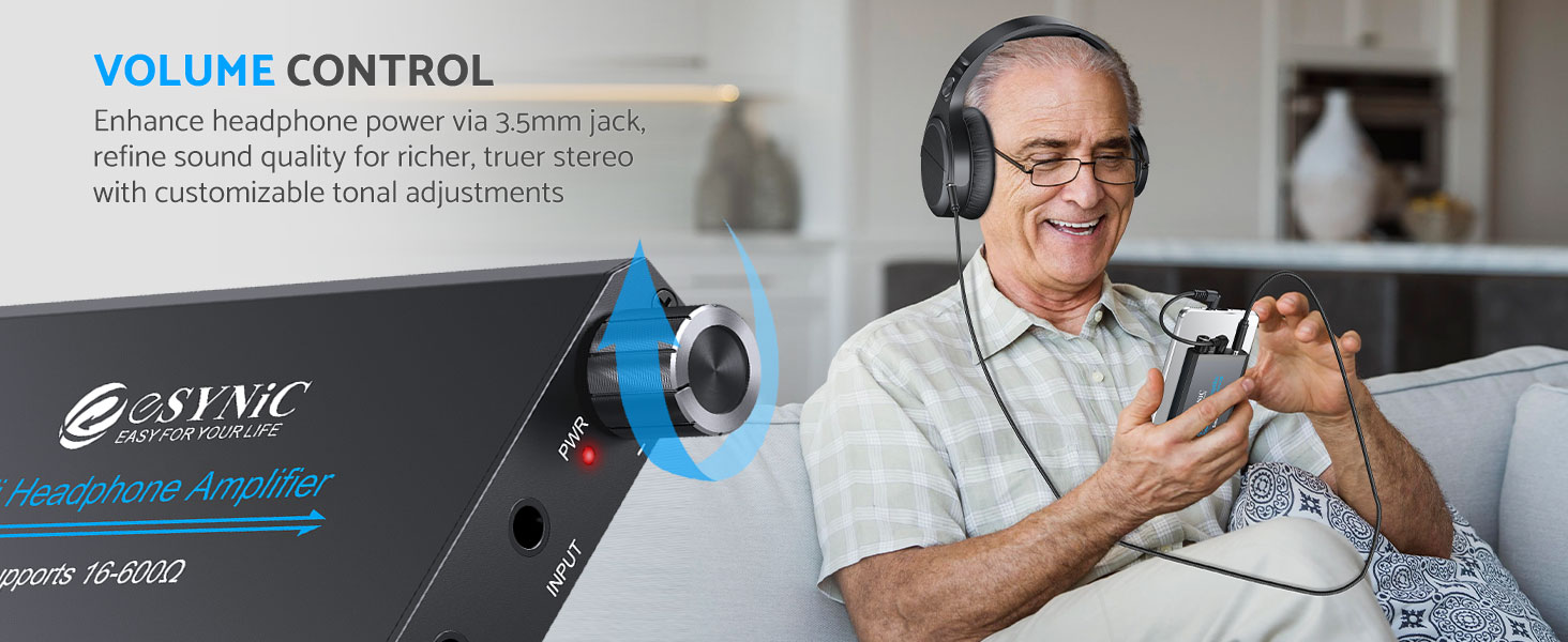 Rechargeable headphone amp