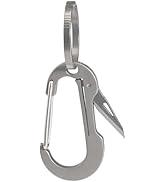 Titanium Alloy Carabiner Key Ring (Gray-01)