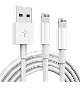 2 Pack Apple MFi Certified iPhone Charger Cable 6Ft, Apple Lightning to USB Cable Cord 6 Foot, 2....