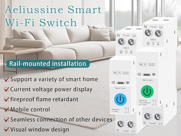 Aeliussine Smart WIFI Switch