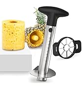 OOKUU Pineapple Corer Cutter, Stainless Steel Fruit Pineapple Peeler Slicer [Upgraded, Reinforced...