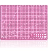 Housoutil A4 Craft Cutting Mat 11.81X8.66In Non-Slip Engraving Cutting Board Lightweight Flat Sur...