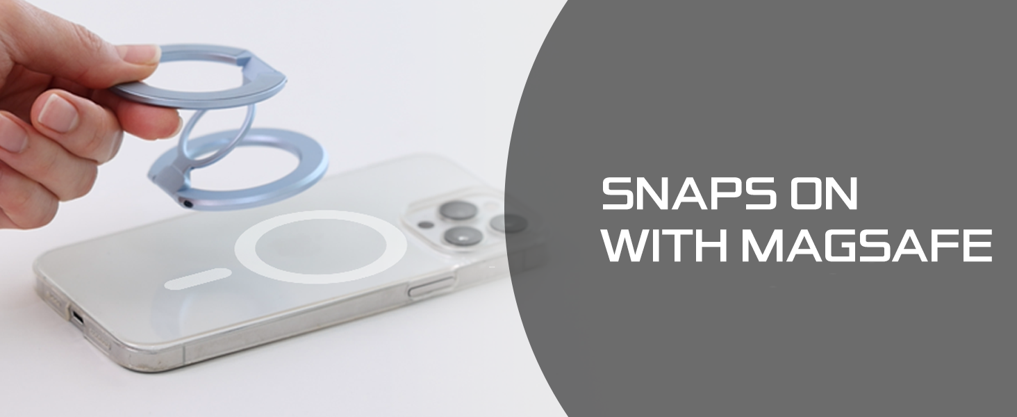 Snaps on with magsafe