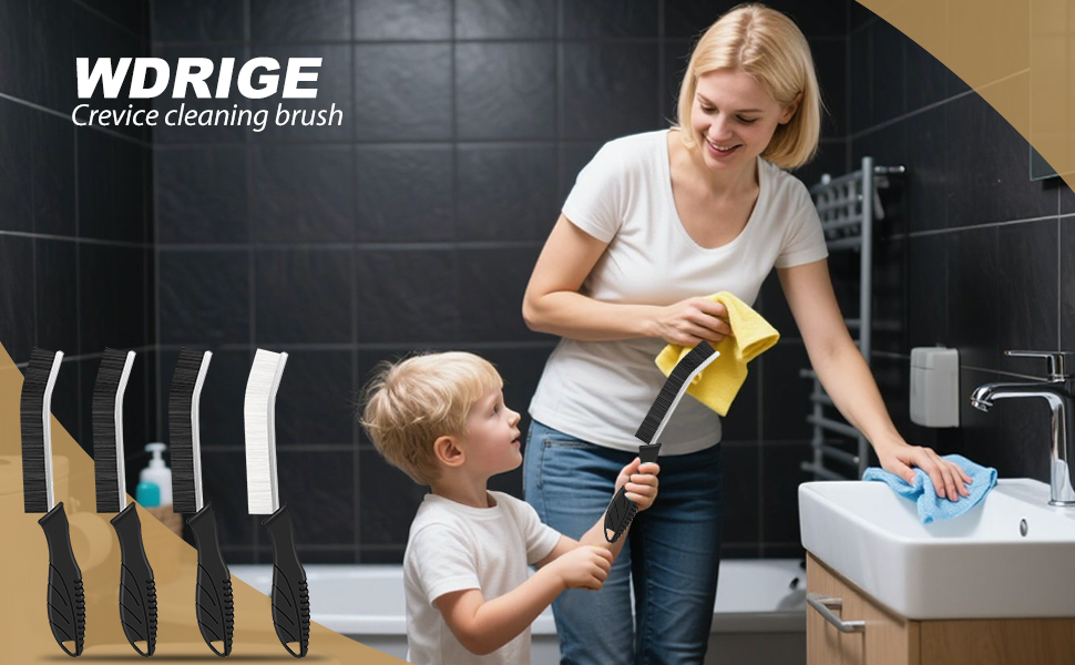 1?hard bristle crevice cleaning brush
