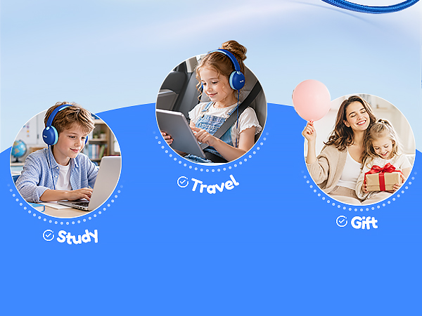 kids headphones with cord