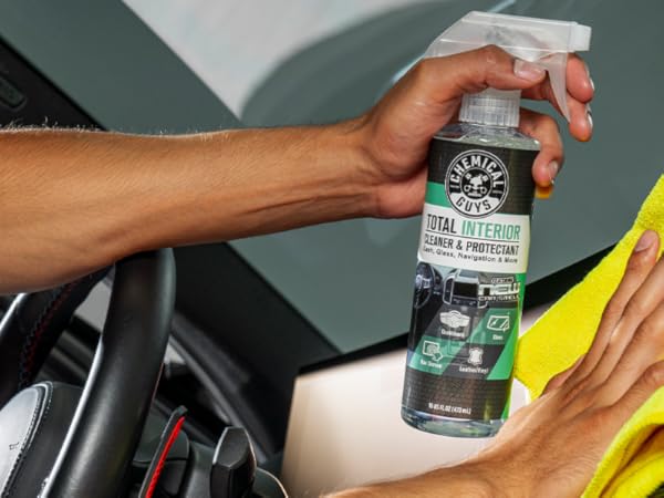 Clean and protect interior vinyl and trim with Total Interior Cleaner