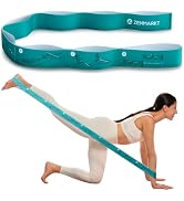 Yoga Stretching Strap with Loops - 8 Loops Stretch Strap - Essential Accessory for Women - Perfec...