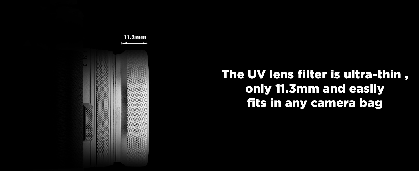 Haoge Metal Lens Hood MC UV Protection Multicoated Ultraviolet Lens Filter Fujifilm X100VI X100V