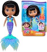 Dora, Mer-Mazing Adventure Dora, Color Changing Mermaid Doll with 2 Accessories, Kids Toys for Gi...