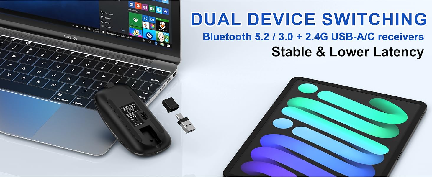 multi device mouse wireless mouse for laptop laptop mouse wireless bluetooth mouse for laptop