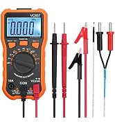Proster Autoranging Multimeter 6000 Count - AC DC Current Tester Voltage Meter Volt Ohm Meter wit...