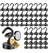 DIYMAG Magnetic Hooks, 30lbs+ Magnet Garage Hook 2026 Cruise Cabin Ship Essentials Heavy Duty Str...
