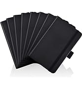 AISBUGUR Pocket Notebook Mini Journal Notepad 3.5" x 5.5" pocket notebook hardcover Thick Lined P...