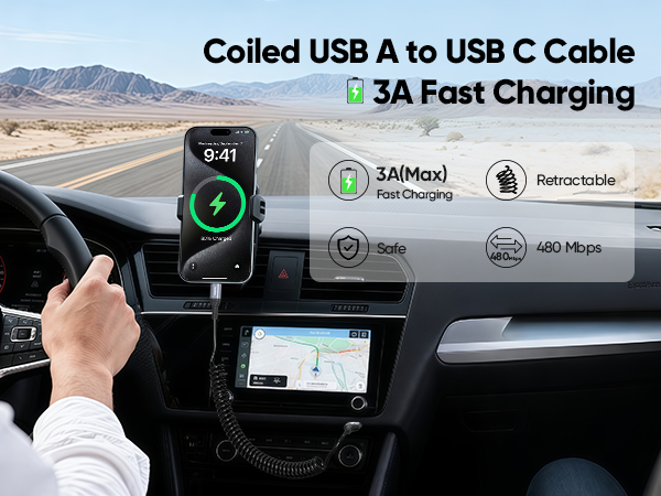 usb c coiled