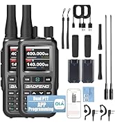 BAOFENG UV-5R Mini Ham Radio Long Range Handheld Two Way Radio, Bluetooth APP Programming Walkie ...