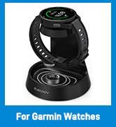 Watch Charger Stand for Garmin Watch, Elecdov 3W Bedside Charger Stand | Watch Charger for Foreru...
