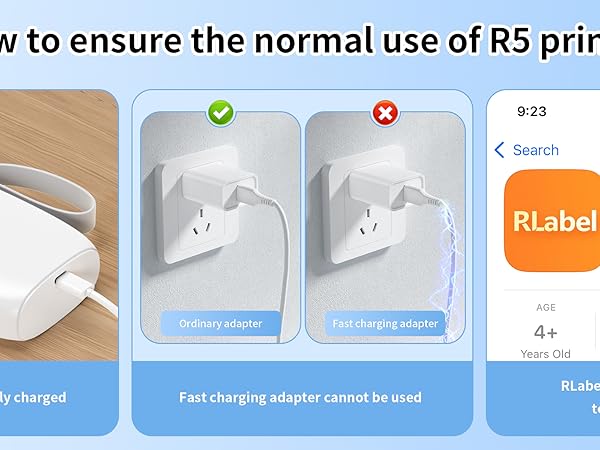 Rechargeable Label Maker