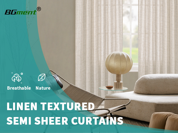 linen curtains
