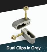STEREN Coaxial Cable Clips - Cable Holder - Wire Clips - Siding Clips for Hanging - Cord Holder f...