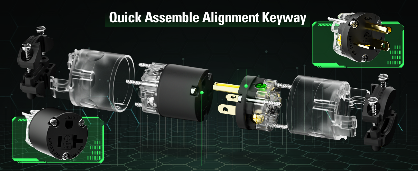 Lighted Plug and Connector Set