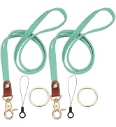 PATIKIL Stretchy Lanyards, Retractable Neck Lanyards with Lobster Clasp Elastic Long Keychain Hol...