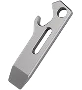 WARHERO Titanium EDC Pry Bar Multitool, Small Keychain Prybar Tool with Bottle & Box Opener, Port...