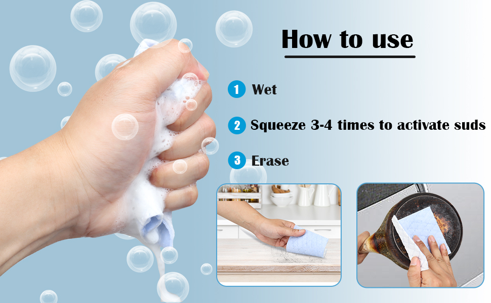 Light Scouring Pad with Foam