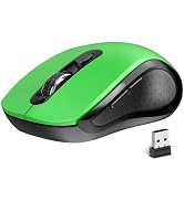 Wireless Computer Mouse Ergonomic, Silent Cordless Mouse with Side Buttons | 2.4Ghz USB Receive, ...