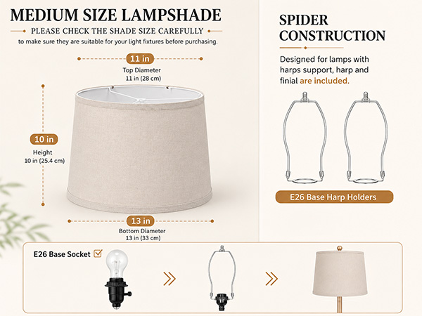 lampshades for table lamp