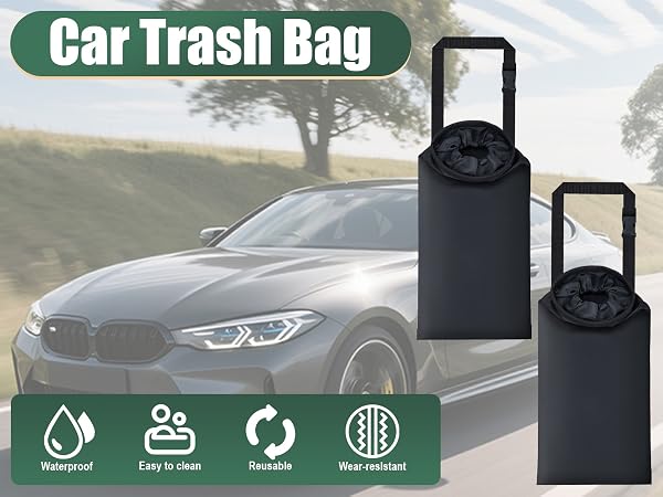 2 PCS Car Trash Bags