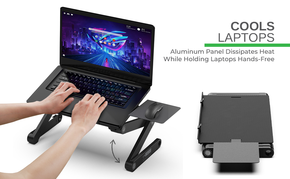 adjustable laptop stand for bed laptop stand